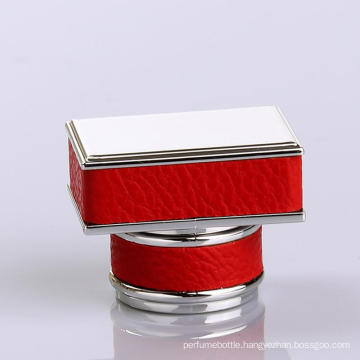 Reliable Manufacturer Abs Red Leather Perfume Bottle Cap